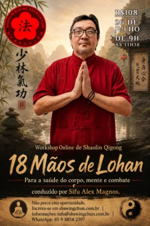 Workshop Shaolin Qigong - As 18 Mãos de Lohan
